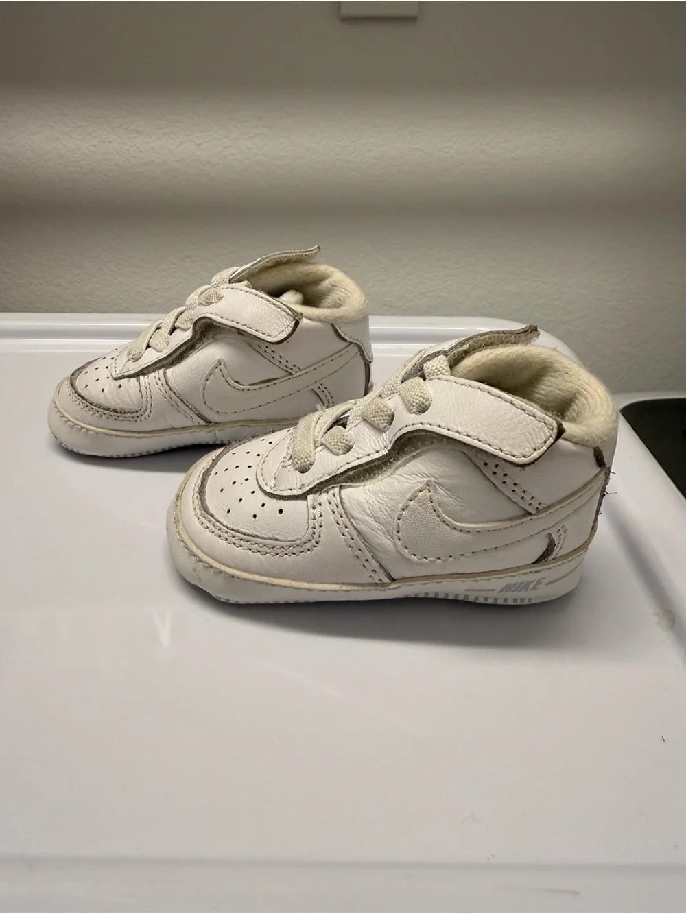 Nike Baby Leather Velcro Sneakers
